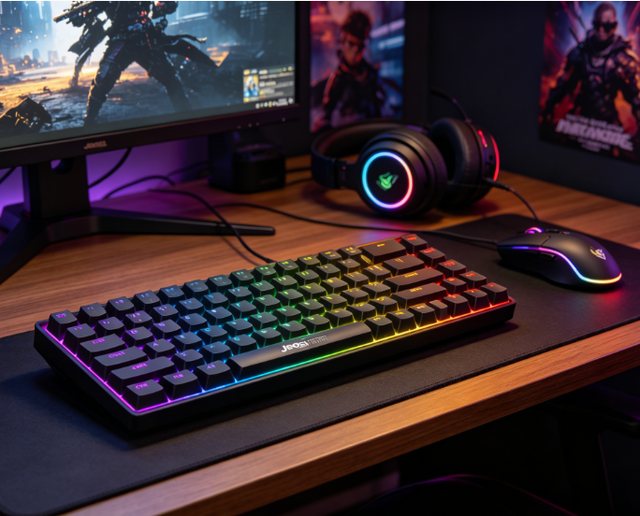 Wholesale 60 Percent Mechanical Keyboard 60% Gamer Keyboard with PBT Keycaps Magnetic Switch Keyboard for Pc Computer
