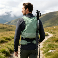 Gilet de course à pied réfléchissant portable de haute qualité, sac à dos d'hydratation léger pour l'escalade, le camping, la randonnée, le marathon et le cyclisme