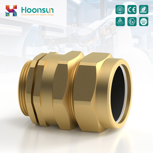 Prensaestopas blindado <span class=keywords><strong>Simple</strong></span> de latón de acero inoxidable de metal duradero de alta calidad con certificación ROHS Nivel de protección IP68 - Product Image 3