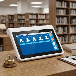 Sistema de Intercomunicación Inalámbrico para Bibliotecas MLA02-EN, Walkie Talkie de Larga Duración con Pantalla - Product Image 1
