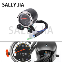 CG125 sepeda motor dengan roda gigi perakitan instrumen besar retro modifikasi tachometer odometer mekanik