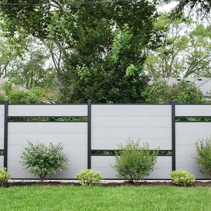 Dễ dàng cài đặt bio-màu Composite gỗ riêng tư vườn WPC hàng rào tốt hơn so với hàng rào <span class=keywords><strong>PVC</strong></span> CE chà nhám kích thước tùy chỉnh không tráng - Product Image 3