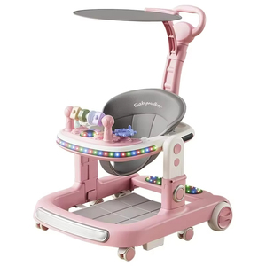 Nouveau Trotteur Pliant en Plastique 2026 pour Nouveau-né, Trotteur d'Apprentissage Assis-Debout Multifonctionnel pour Tout-petits et Enfants - Product Image 2