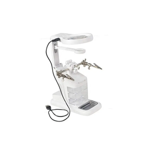 <span class=keywords><strong>Lupa</strong></span> de tercera mano LED de soldadura 3X 4.5X 25X de escritorio profesional RS con Clip auxiliar fuente de alimentación externa USB - Product Image 3
