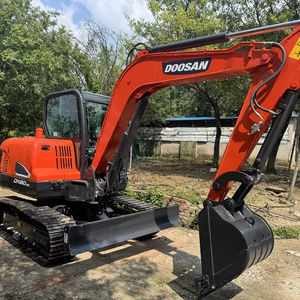 Prix bon marché Excavatrice Doosan DX60 de seconde main Mini pelleteuse Doosan DX60 d'occasion Mini pelle d'occasion de haute qualité à vendre - Product Image 1