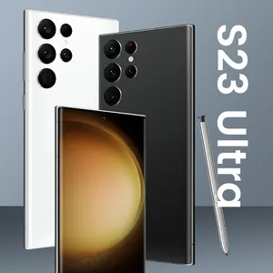 סמארטפון S23 אולטרה 5G מקורי חדש 16GB 512GB סנאפדרגון 8 10 ליבות עם סטיילוס 7.2 אינץ' מסך גדול טלפון אנדרואיד 12