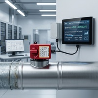 Amortisseur d'air électrique en acier inoxydable sur mesure, amortisseur de conduit motorisé pour système de ventilation