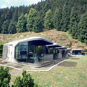 Casa móvil de cápsula espacial de lujo de China Casa prefabricada de acero galvanizado para dormir al aire libre para hoteles para casa pequeña móvil - Product Image 3