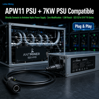 Cordon d'alimentation ANTWIRE Hydro Miner 1,5/2,5 mm² 4 conducteurs certifié CE pour Bitmain APW11 PSU S23 S21e S19 T19 Hyd ASIC MINER