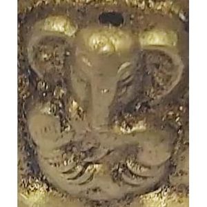 Petit porte-bâton d'encens en laiton Mini statue sculptée pour bureau à domicile Temple élégant Pooja Article toutes saisons écologique - Product Image 2