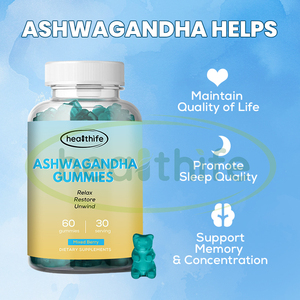 Suplemento de gomitas de Ashwagandha veganas de etiqueta privada <span class=keywords><strong>para</strong></span> hombres <span class=keywords><strong>Vitamina</strong></span> <span class=keywords><strong>D</strong></span> Gummies de Ashwagandha - Product Image 3