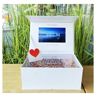 Chine marque personnalisée 4.3 pouces LCD vidéo brochure boîte-cadeau vidéo présentation étui carton avec haut-parleur