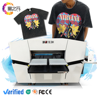 Imprimante textile numérique DTG pour vêtements en coton, sweat-shirts, etc. avec tête I1600 I3200 de 3040 x 4060 cm, 2400 dpi, CMYKW, impression directe sur vêtement, bricolage