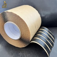 İnşaat Aralığı Su Geçirmez Bütil Bant Çift Taraflı Polar Destekli Bütil Sızdırmazlık Bandı