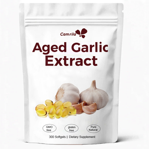 Capsules d'huile d'ail en gélule OEM en gros sous marque privée, 300 unités, extrait d'ail vieilli, soutien énergétique, compléments alimentaires pour la santé - Product Image 1