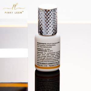 Colle à cils Pinky Leem personnalisée, nouvelle, naturelle, sans latex, transparente, forte, végane, sans cruauté - Product Image 2