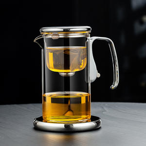 Nueva tetera doméstica con interior de vidrio y tapa de rosca con filtro de vidrio. - Product Image 3