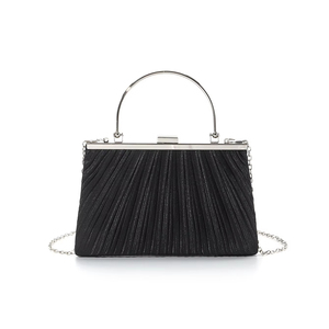 Bell Wholesale Elegant Luxury Evening Party Bag Pleated <b>Clutch</b> Chain Strap Crossbody Dress Dinner <b>Brides</b> Fashionable Classic - Product Image 1