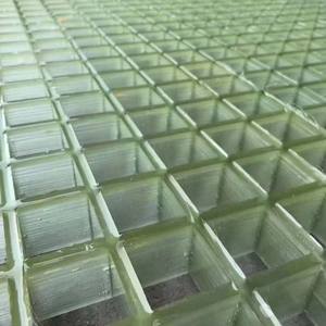 高強度で耐久性のある成形されたプルトルドファイバーグラスFRPグレーチングメッシュ歩道 - Product Image 3