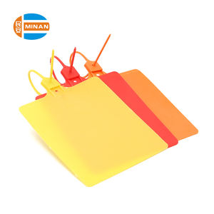 MA-PS 6018 gösterge ayarlanabilir büyük etiket tek kullanımlık güvenlik plastik mühürler fiyat etiketi bagaj paketi için çanta konteyner - Product Image 3