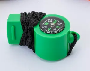 Plastic Compass With Whistle Cheap Compass For Gift