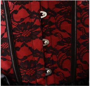 Femmes Bustier & Corset Sexy Gothique Vêtements Steampunk Corset Lace up Corsage <span class=keywords><strong>Basque</strong></span> Slimming Shaper Shaper Shoulder Corset S-6XL - Product Image 3