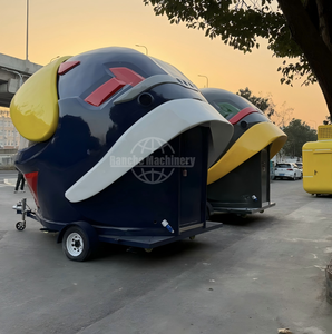 Camión de Comida Rápida Personalizado, Retro, Eléctrico, de Acero Inoxidable Resistente al Óxido, 380V/220V, Comercial, para Catering, Puesto de Hot Dogs, Helados - Product Image 5