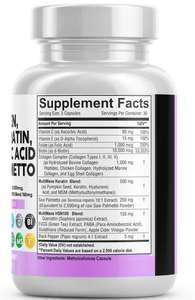 Snelle Custom Label 64000Mg Biotine Keratine Hyaluronzuur Marine Collageen Supplement <span class=keywords><strong>Capsule</strong></span> Schoonheidsproduct Pillen En Capsules - Product Image 2