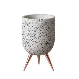 Cylindre <span class=keywords><strong>de</strong></span> jardin extérieur en ciment Grand salon <span class=keywords><strong>de</strong></span> grande taille Pots <span class=keywords><strong>de</strong></span> fleurs et jardinières modernes d'intérieur Conteneurs Pots <span class=keywords><strong>de</strong></span> plantes - Product Image 1