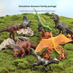 Juguete de Dinosaurio T-Rex Grande Congelado, Set Educativo de Simulación de Animales Salvajes, Modelo de Plástico, Escala 1/12 para Niños, Watson Longtan - Product Image 2