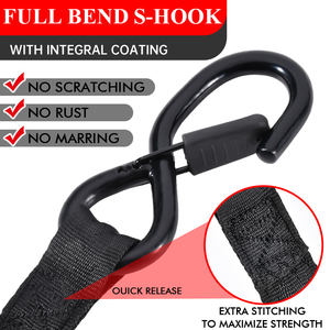 <span class=keywords><strong>สาย</strong></span>รัดแบบรัดอัตโนมัติสำหรับมอเตอร์ไซค์, ATV, UTV <span class=keywords><strong>ขนาด</strong></span> <span class=keywords><strong>1</strong></span> <span class=keywords><strong>นิ้ว</strong></span> x 10 ฟุต รับน้ำหนักได้ 1760 ปอนด์ พร้อมปุ่มกดยืดหดได้ - Product Image 5