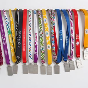 Sublimation <b>Lanyard</b> High Quality <b>Polyester</b> Small Batch Custom <b>Lanyard</b> Supply Color <b>Lanyard</b> With Logo - Product Image 2
