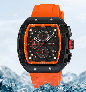 <span class=keywords><strong>Montre</strong></span>-<span class=keywords><strong>bracelet</strong></span> à quartz de marque, sport, étanche, <span class=keywords><strong>bracelet</strong></span> en <span class=keywords><strong>silicone</strong></span>, montres SKMEI 9341, grand cadran, chronographe, décontractée, date, horloge pour <span class=keywords><strong>homme</strong></span> - Product Image 2