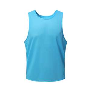Chaleco de Running Ultraligero Profesional para Hombre, <span class=keywords><strong>Camiseta</strong></span> sin Mangas para Maratón, Deportes de Pista y Campo, Transpirable, de Secado Rápido, Tejido de Punto - Product Image 3