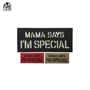 9*4 CM tattico Laser in Nylon nero IR Patch Dog di mamma dice che <span class=keywords><strong>sono</strong></span> una speciale toppa luminosa per gilet per animali domestici giacca da cucire - Product Image 3