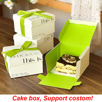 Boîtes à gâteaux, biscuits et cupcakes de qualité alimentaire, avec logo personnalisé, pour emporter, emballage de desserts