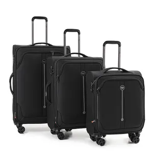 Goby London Wholesale Fashion Oxford Trolley Suitcase Unisex Business Luggage Long Travel Soft Luggage Set