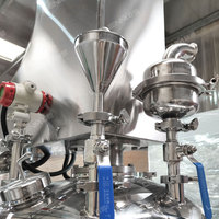Machine d'émulsification sous vide certifiée CE, équipement de production de crème cosmétique pour soins de la peau