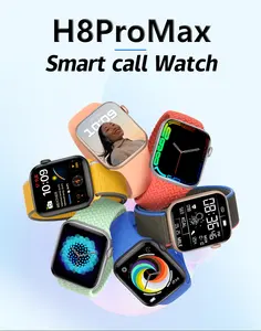 Reloj inteligente Serie 8 H8 Pro Max para Apple Watch, pulsera de salud con Monitor de temperatura corporal, Monitor de ritmo cardíaco, llamadas, BT