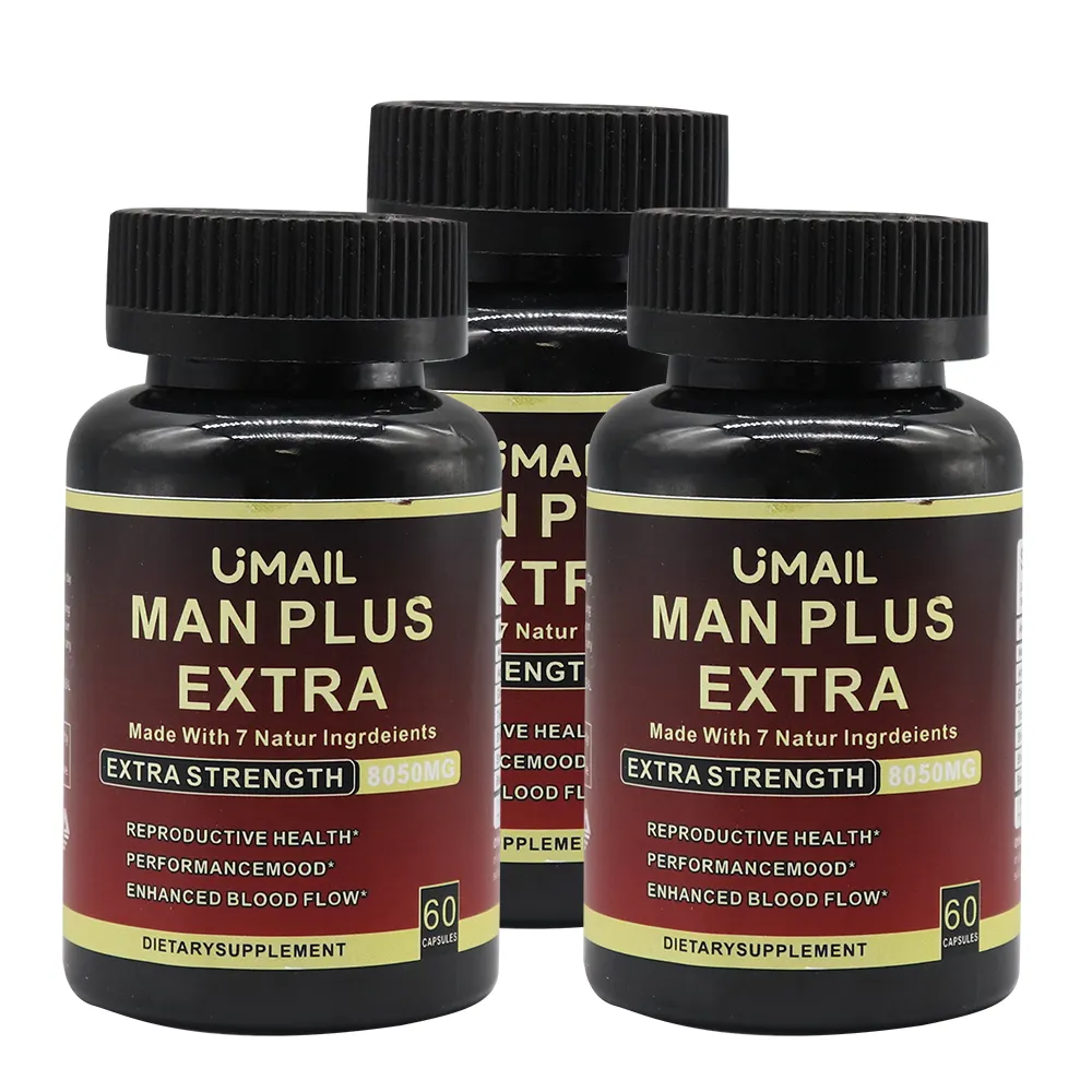 Capsules d'amélioration masculine Ultimate Black Maca pour un regain d'énergie Capsules de complément alimentaire Maca Root