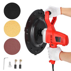 Machine à lisser les murs électrique industrielle 1280W 220V 6 vitesses réglables, polisseuse à béton et mortier DIY 3,6 kg - Product Image 6