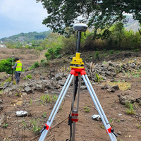 Receptor GNSS SingularXYZ E1, Seguimiento de Constelación Completa, Alcance UHF de 5 km, IP68, Batería de 20 Horas, Base y Rover para Topografía e Ingeniería
