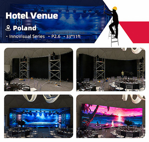 Système de mur vidéo LED 4K étanche EG 2,6 mm, prêt à l'emploi, flexible, incurvé, pour location extérieure, écran de scène, panneau d'affichage - Product Image 3