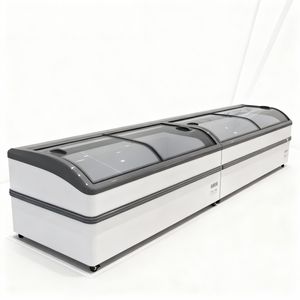 <span class=keywords><strong>Congélateur</strong></span> horizontal <span class=keywords><strong>combiné</strong></span> moderne pour îlot de supermarché européen, vitrine de congélation pour îlot - Product Image 4