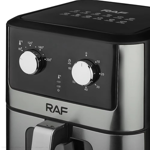 Friteuse à air chaud visuelle haute puissance en acier inoxydable 2026 avec grande capacité et commande manuelle à double bouton - Product Image 6