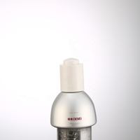 Flacon de sérum compte-gouttes en verre violet brillant de 30ml sans emballage de crème de soin de la peau métallique pour l'utilisation de gouttes oculaires