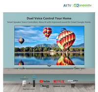 TV LED Pintar Hotel 49 Inci dengan Android 11 UHD LCD 2160p Bahasa Inggris Hitam Harga Pabrik Murah