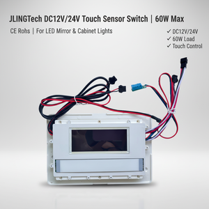 DC12V Altı Tuşlu Dimmer Anahtarlı Bluetooth Zaman ve Sıcaklık Göstergeli Led Kontrol Cihazları, Banyo Aynası veya Aynalı Dolap için - Product Image 4