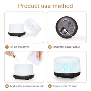 Difusor de aceite esencial con diseño de espiga de trigo, humidificador ultrasónico USB de 5V con luz LED y temporizador para uso doméstico - Product Image 5