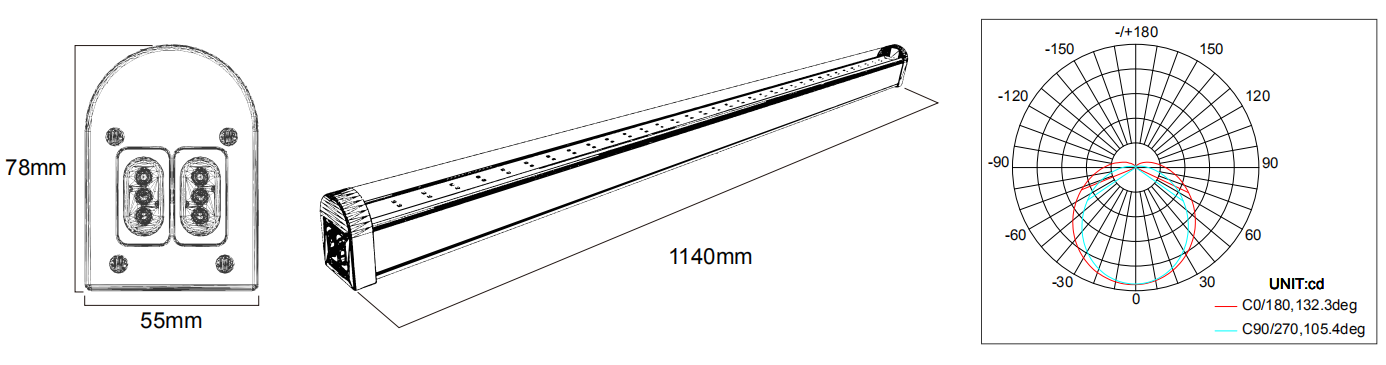 New unique garage light 70w warehouse industrial led tube supermarket hotel low bay vs high bay led light